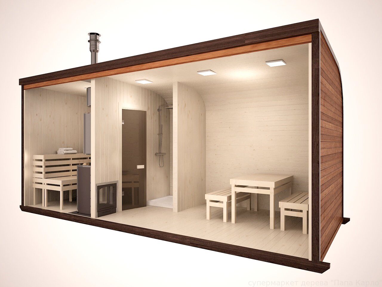 Karhu Sauna 6000х2350 (2 отделение)